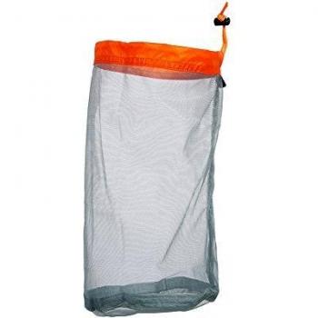Sac de rangement en maille nylon avec cordon de serrage pour la randonnée