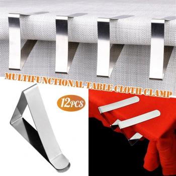 Stainless Steel Table Cover Clip Set