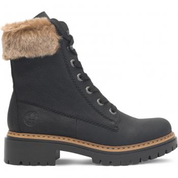 Rieker 72630-00 Schwarz Lederstiefeletten