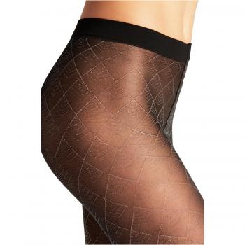 Falke Shimmering Night Tights Black Medium/Large