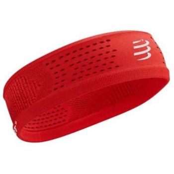 Ruban de pelorunning Compressport Thin On/Off Rouge-Blanc