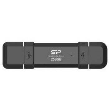 Silicon Power 250GB Portable-Stick-SSD MS72 Schwarz