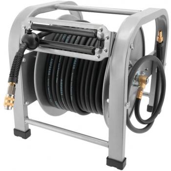 Zelfoprollende Luchtslanghaspel AirPress Vloermodel 1/4 Buitendraad