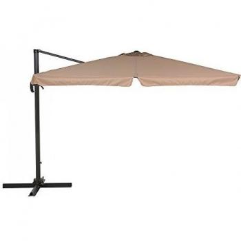 Sombrilla Grande Monza Moca 297 × 297 cm