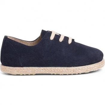 Tennis Bassins Enfant Pisamonas Suède Bleu