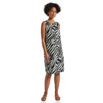 Street One Sommerkleid – Rundhals, abgesteppt, 100 % Viskose