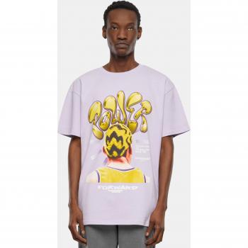 Mister Tee Men's Oversized Power Forward 2.0 T-shirt, Lilac, M