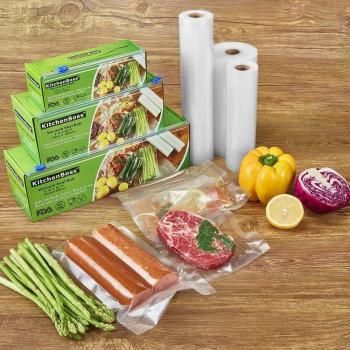 KitchenBoss Rotoli per Alimenti, 3 rotoli 20x500cm