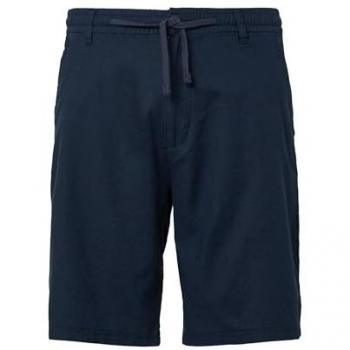 S.Oliver Relaxed Fit Bermudas mit elastischem Bund, Männermodel – Dunkelblau – 33 cm (Innenmaß)