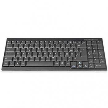 Clavier filaire DIGITUS DS‑72000CH – Suisse QWERTZ, finition noire