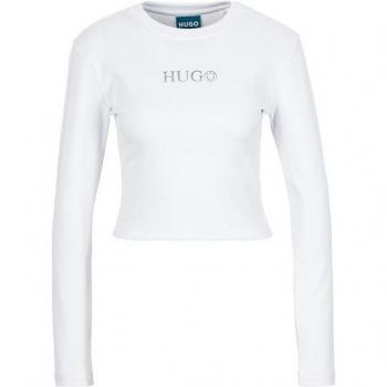 HUGO Bluse Della in Weiß, Modell 50537288