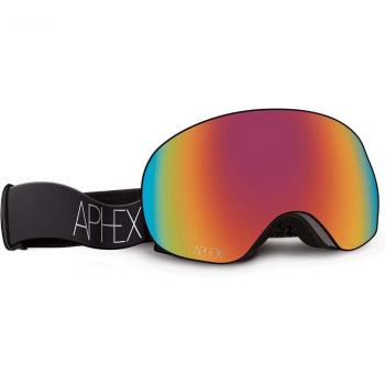 Steingraue Aphex Xpr Skibrille – Rotes Spiegelglas