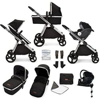 Ickle Bubba Eclipse 3 in 1 i-Size Travel System with Mercury i-Size Car Seat and Built-in 'Bubba Board'