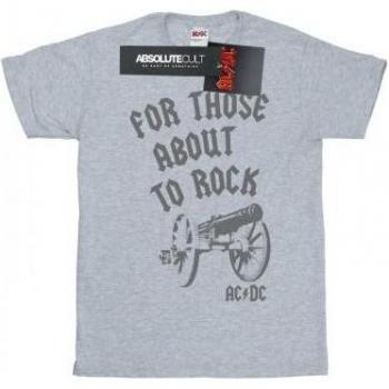 AC/DC Mädchen T-Shirt Cannon