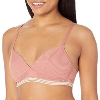 Pretty Polly Contemporary Rib Bra (32D, Dusty Rose)