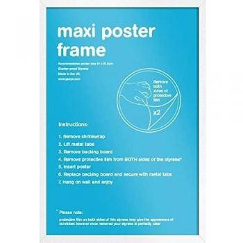 Marco publicitario 61 x 91.5 cm Blanco