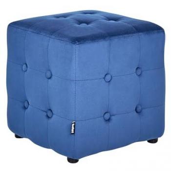 Samt-Hocker Quadrat 36 x 36 cm