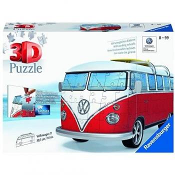 Ravensburger VW T1 Camper Van 3D Jigsay Puzzle for Adults and Kids Age 10 Years Up