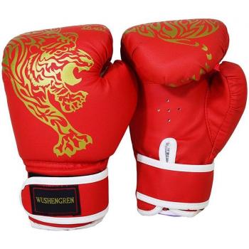 Gants de boxe Hutu flamme rouge avec couvertures de poing