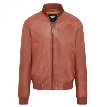 Infinity Leather MA‑1 Soft Leather Varsity Bomberjacke Herren Größe 5XL