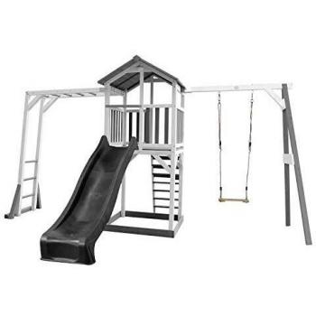 AXI Grande Maison d'Enfant Extérieur en gris et blanc