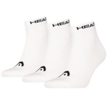 Head Unisex Quarter Socken 3er Pack in Weiß
