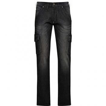 Diadora Pantalon Denim Cargo Stone Noir délavé ISO 13688:2013