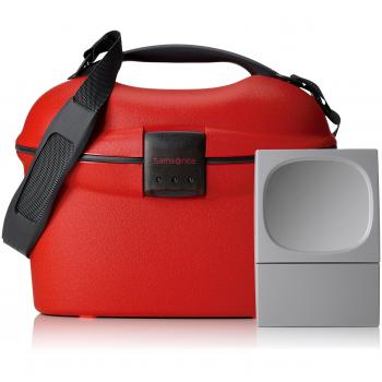 Samsonite Cabin Collection Beauty Koffer Rot – 31 cm, 15 L