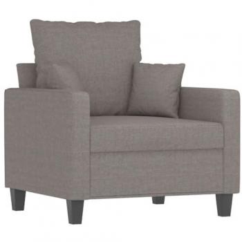 Chaise relaxante taupe 60 cm – tissu vie XL