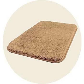Carvapet Soft Plush Shaggy Bathroom Rug Super Water Absorbent Non-Slip Mat