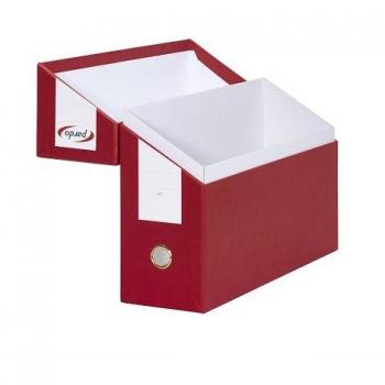 Archivador Din A4 Pardo Rojo Montado