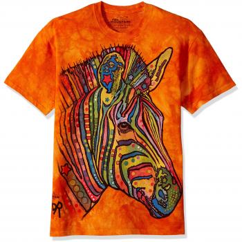 Rußig oranges Zebra T-Shirt XXL – Sportwear