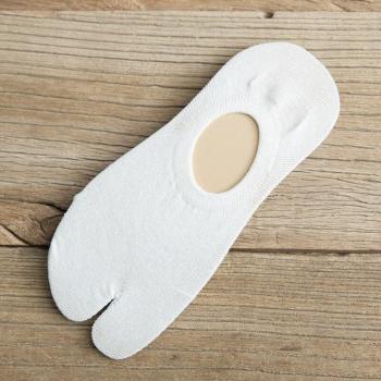 Low Cut Silicone Two Finger Socks for Women