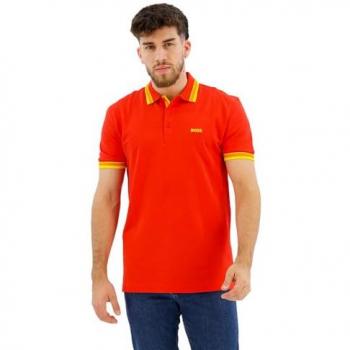 BOSS Paddy Short Sleeve Cotton Polo Shirt for Men