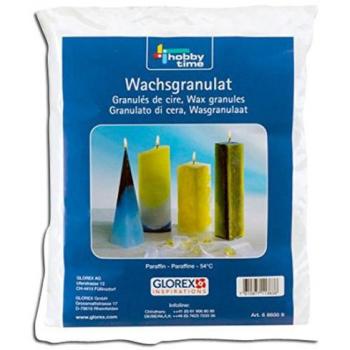Weißes Wachsgranulat für Kerzenherstellung, 1000g
