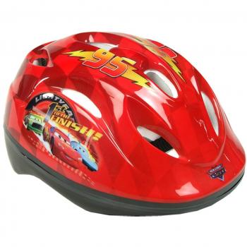 Casco Infantil Cars Disney, Color Rojo, 35.8 x 18.5 x 9.9