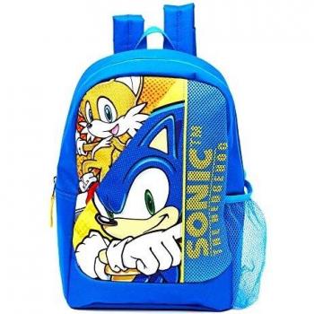 Mochila Sonic azul para niños