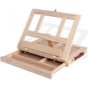 Table d’artiste compacte avec compartiments