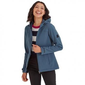 Manteau technique Toga 24 Keld Softshell 40 Bleu Chrome