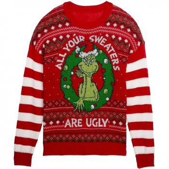 Ropa Navideña Fea: Suéter del Grinch
