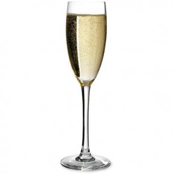 Arc International Kwarx Champagne Flute Glasses 160ml Pack of 6