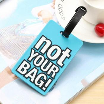 Étiquette de voyage Not Your Bag
