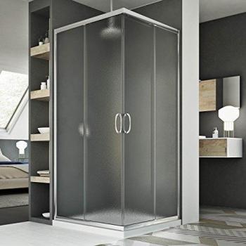 IDRALITE Duschsystem Strukturglas 185 cm