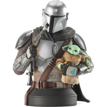Star Wars: Busto di Grogu con Mini Figura