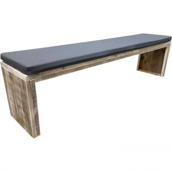 Banco de Jardín Amsterdam con Cojín de Madera Douglas