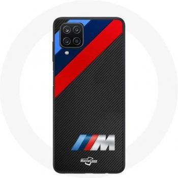 Protector trasero Samsung Galaxy A42 5G estilo BMW M Carbon Logotipo