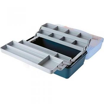 Lineaeffe Transparent Fish Organizer, 4 Trays, Blue