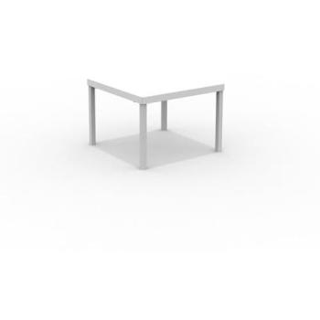 Mesa Cuadrada Metal Gofro 38,5 h