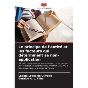 Lopes de Oliveira, Letícia: Le principe de l'entité et les facteurs qui déterminent sa non-application