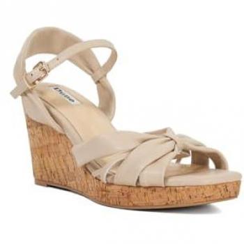 Dune London Women's Kander Cream Wedges – 5